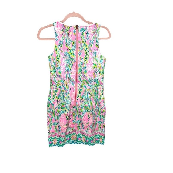 NWT Lilly Pulitzer Gabby Shift Dress - Unicorn of the sea print. Size 6 AU - Picture 9 of 13